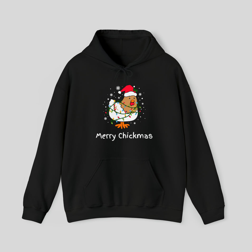 Merry Chickmas Hen Unisex Hoodie Sweatshirt