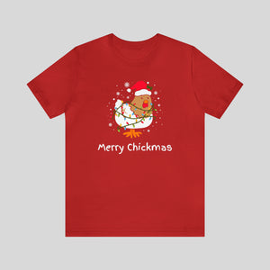 Merry Chickmas Hen Unisex T-Shirt