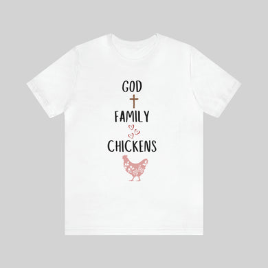 God Family Chickens Unisex T-Shirt