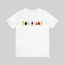 Chickens In A Line Unisex T-shirt