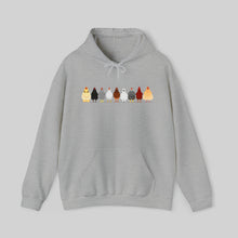 Chickens In A Line Unisex Hoodie Sweatshirt